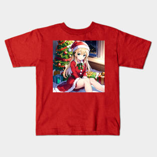 Christmas Anime Kids T-Shirt